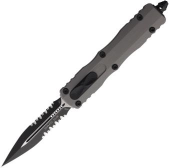 Microtech Automatic Pocket Knife Dirac OTF Gray - MCT2252NC